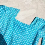 Turquoise and white women's two-piece outfit by SHEEFON Closet