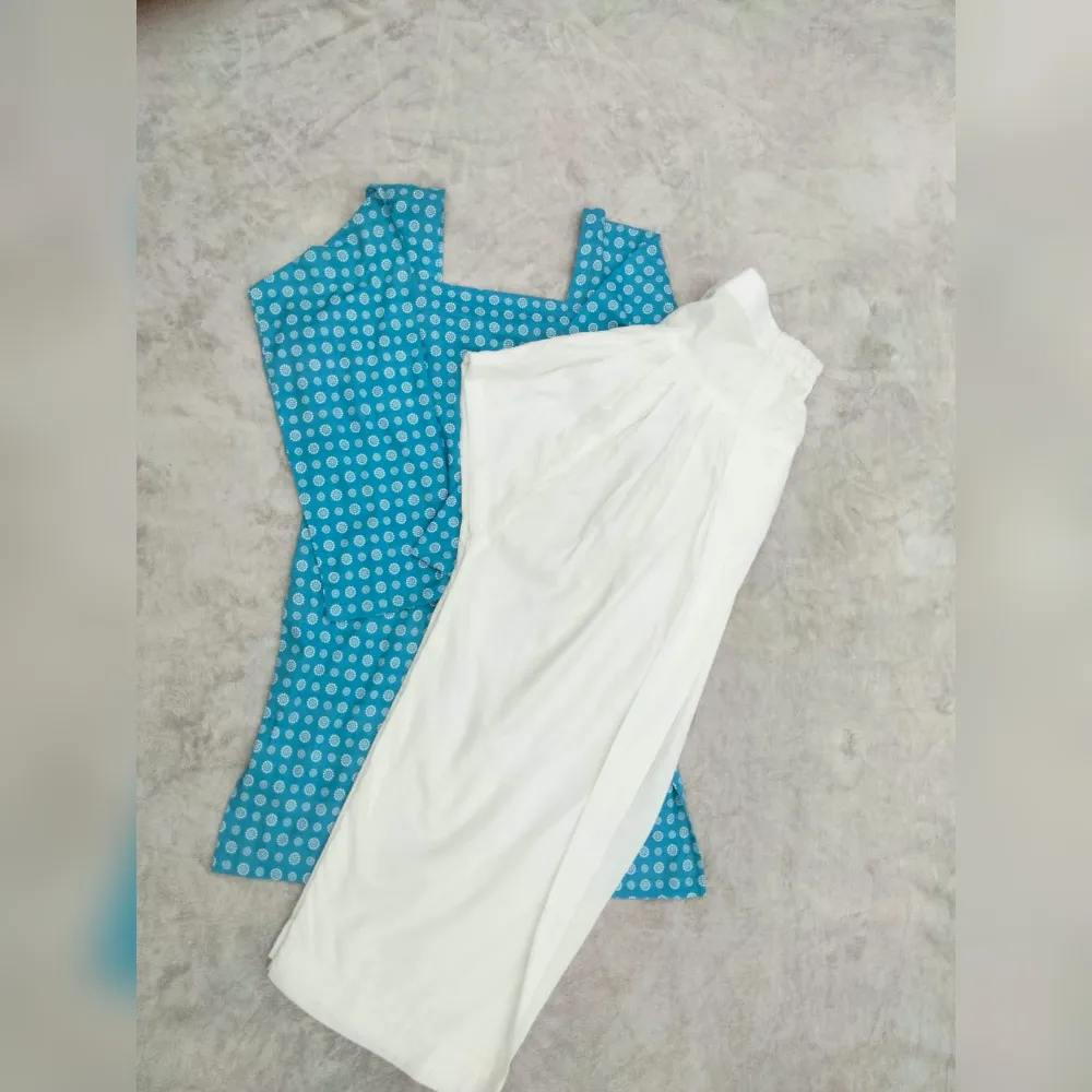 WhatsApp Image 2026-09-06 at 3.00 (2) Turquoise floral print kurta with white farshi plazo